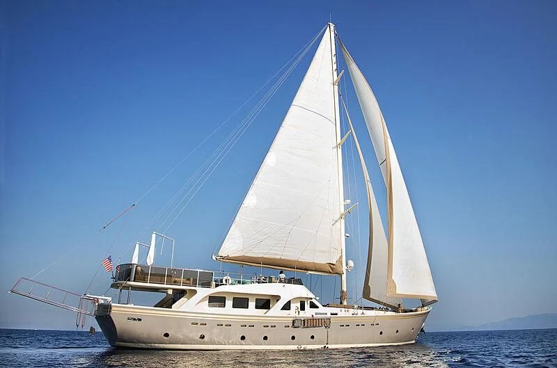 a boat on the water aboard MERMAID Yacht for Sale