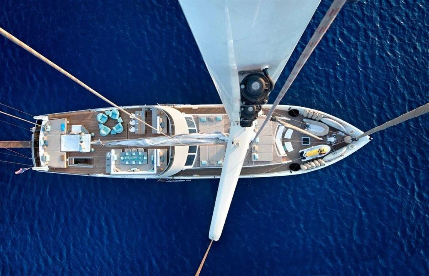 a close-up of a ship aboard MERMAID Yacht for Sale