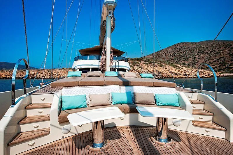 a boat on a boat aboard MERMAID Yacht for Sale