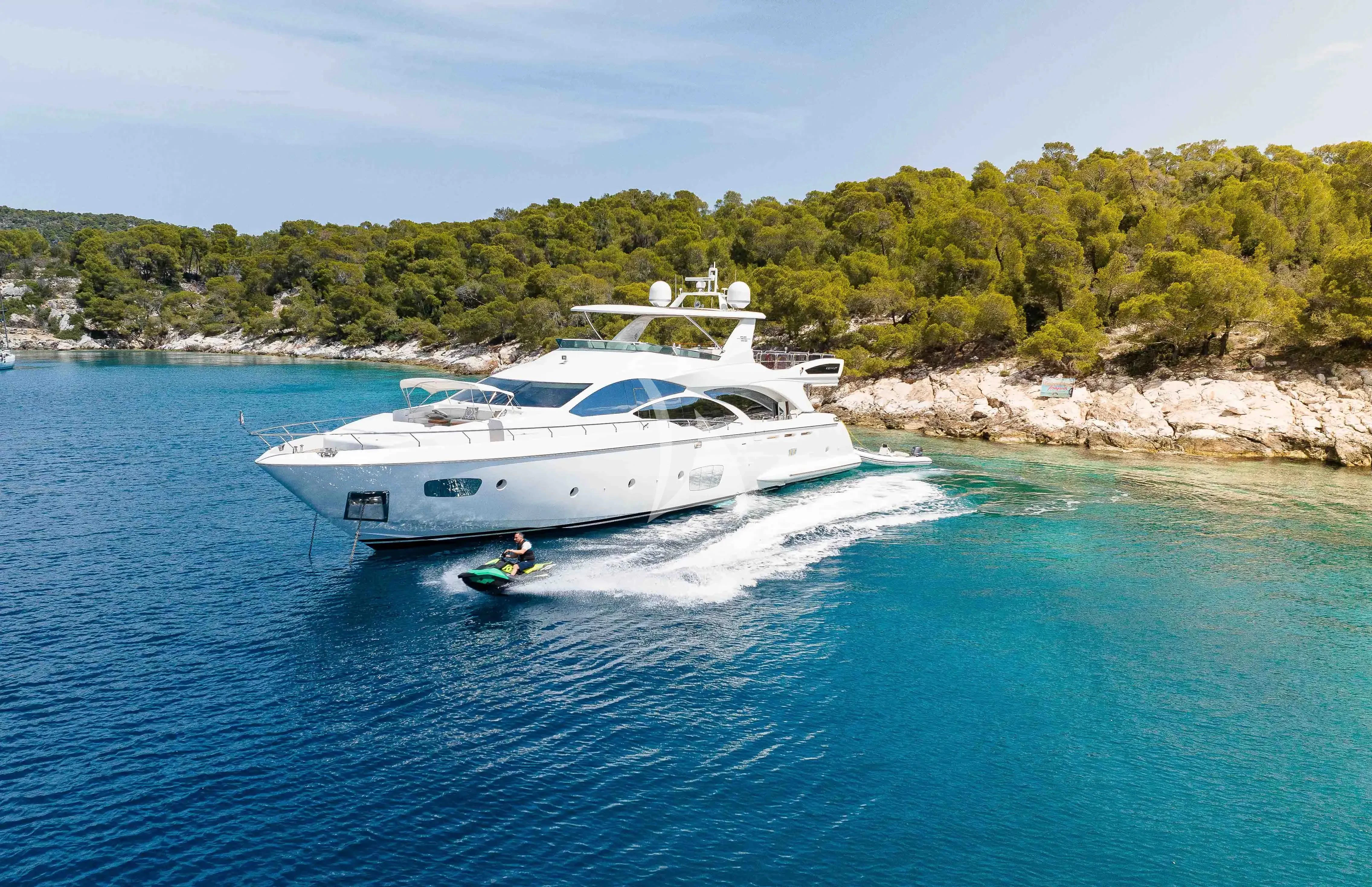 a boat on the water aboard KOUKLES Yacht for Sale