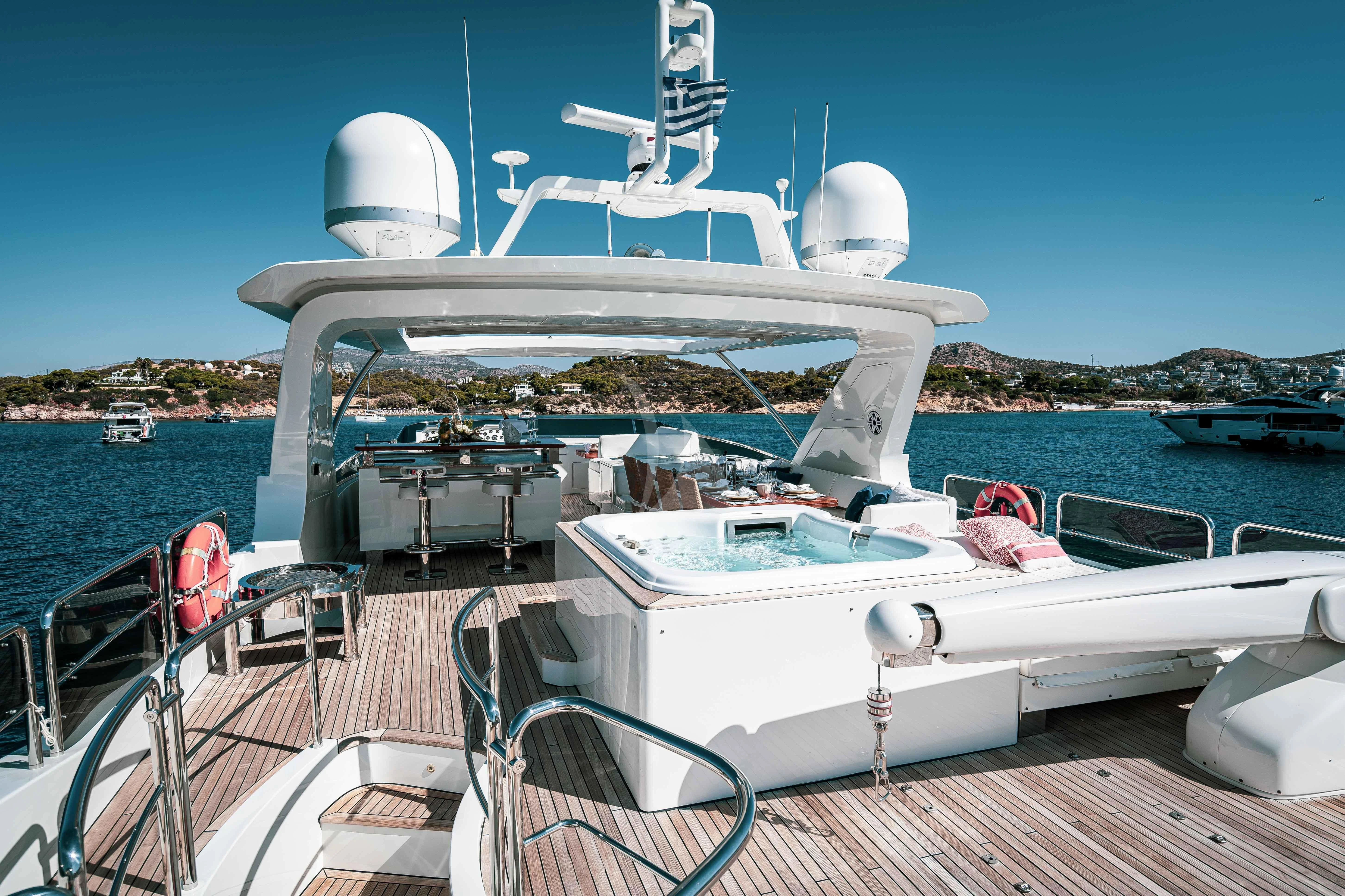 a boat on the water aboard KOUKLES Yacht for Sale