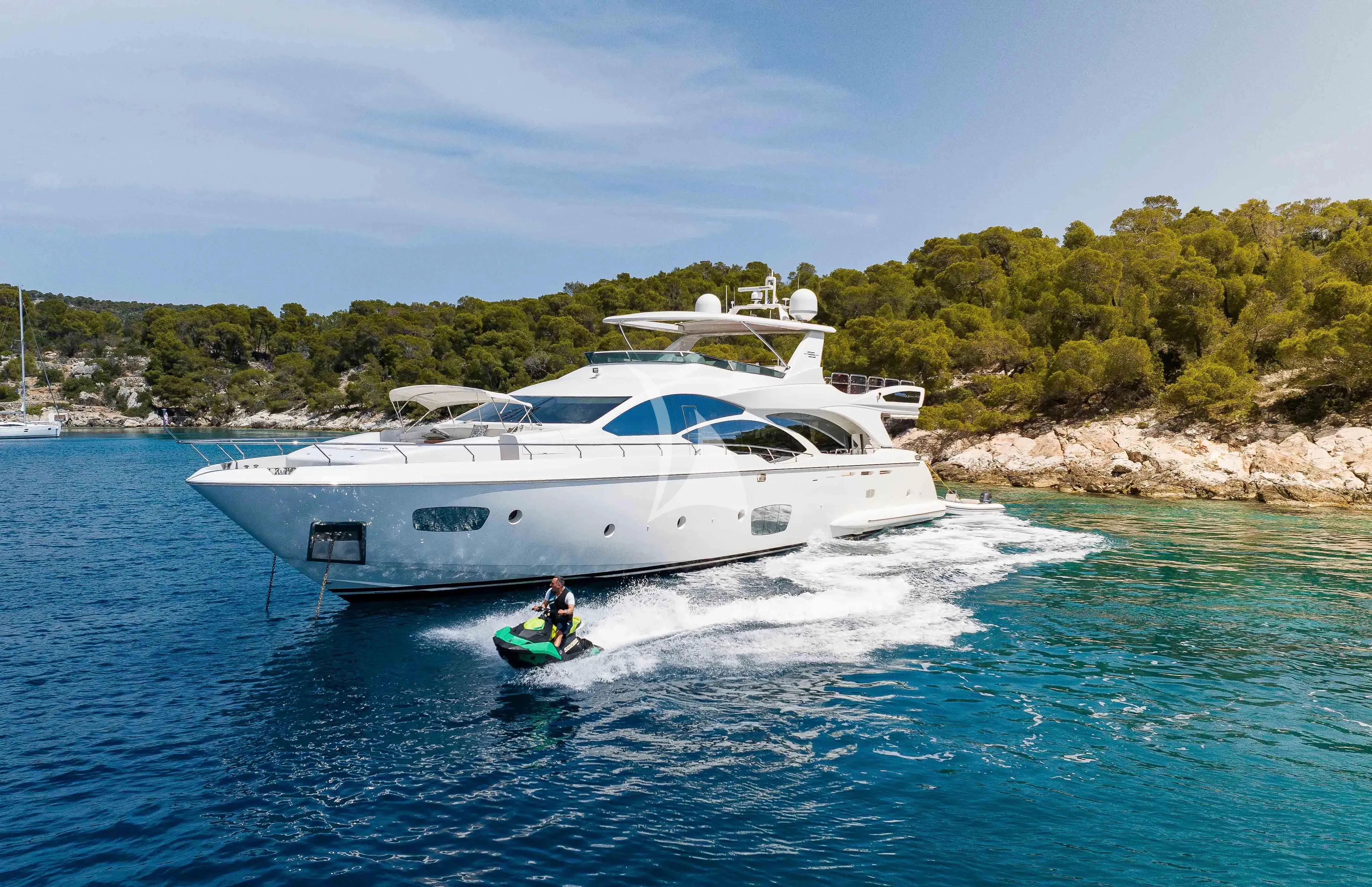 a boat on the water aboard KOUKLES Yacht for Sale