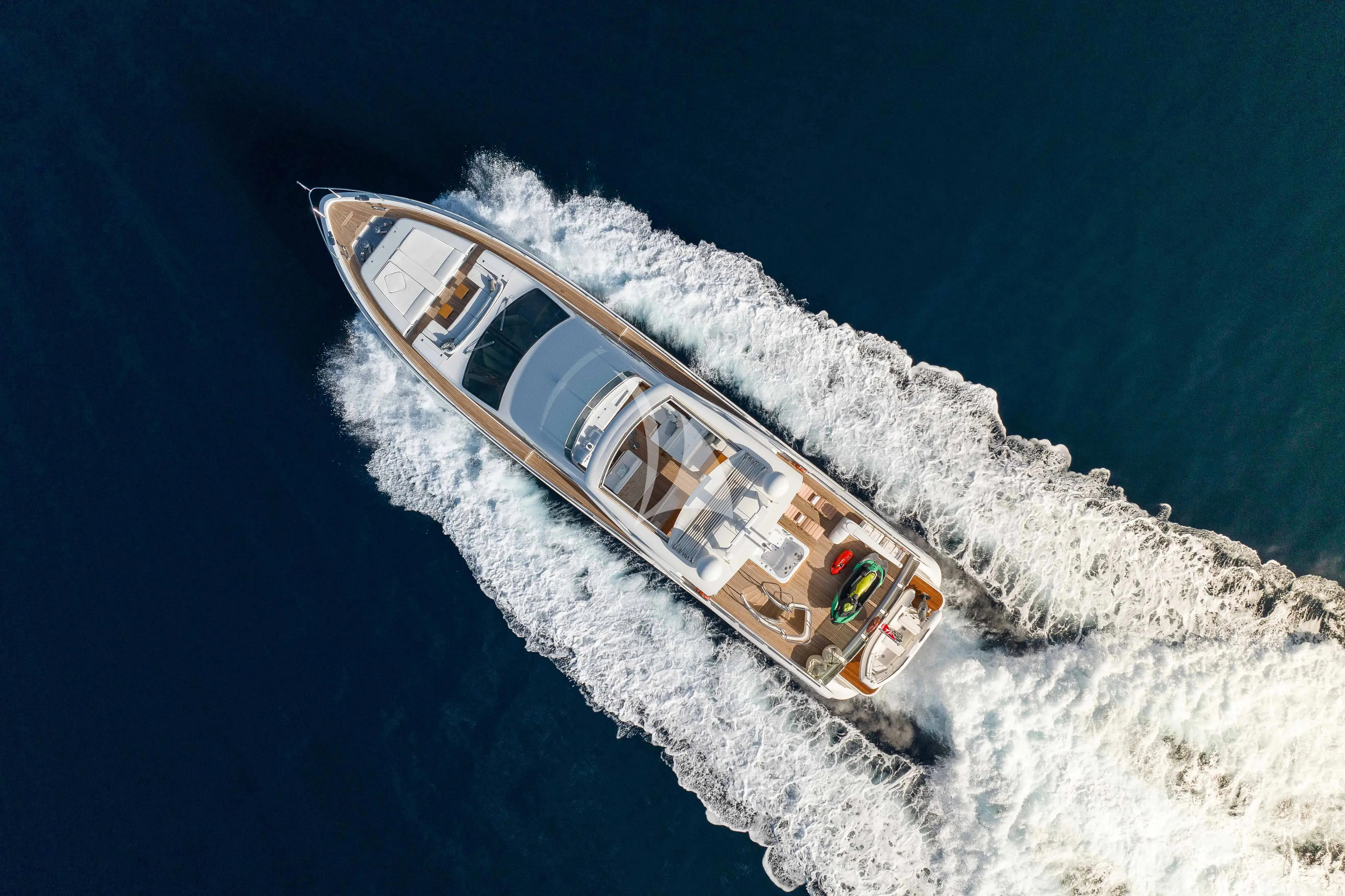 a boat in the water aboard KOUKLES Yacht for Sale
