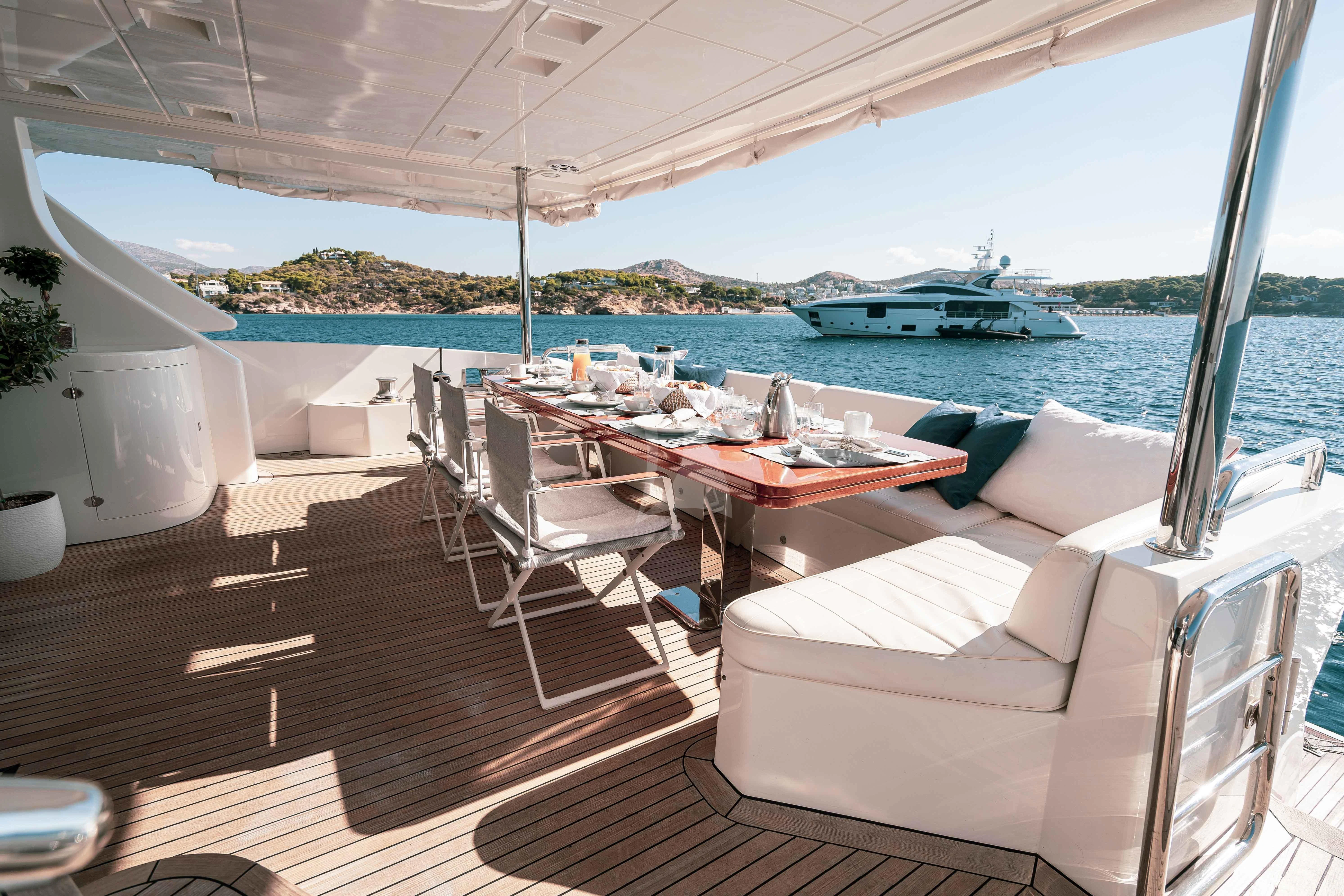 a boat on the water aboard KOUKLES Yacht for Sale