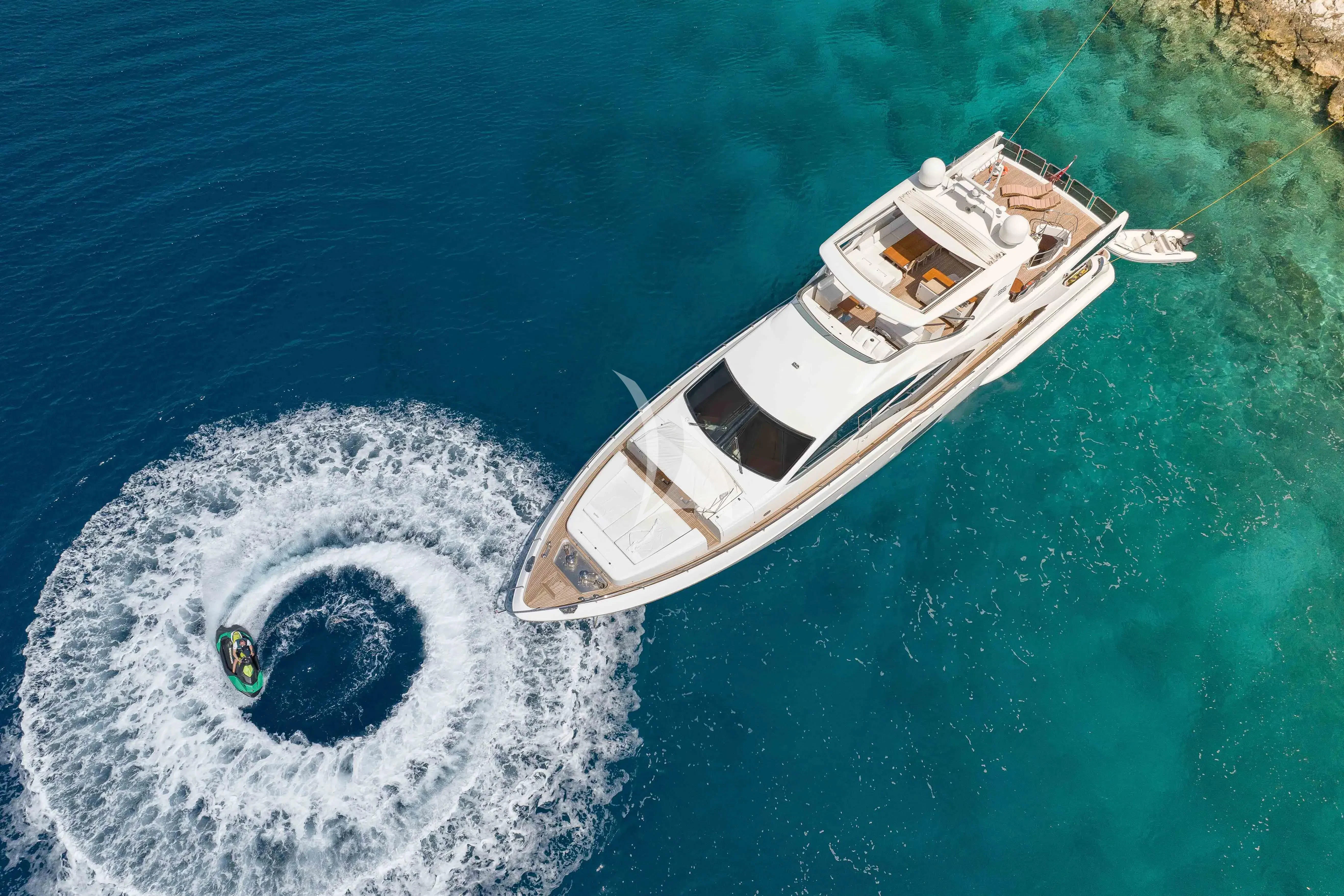 a boat in the water aboard KOUKLES Yacht for Sale