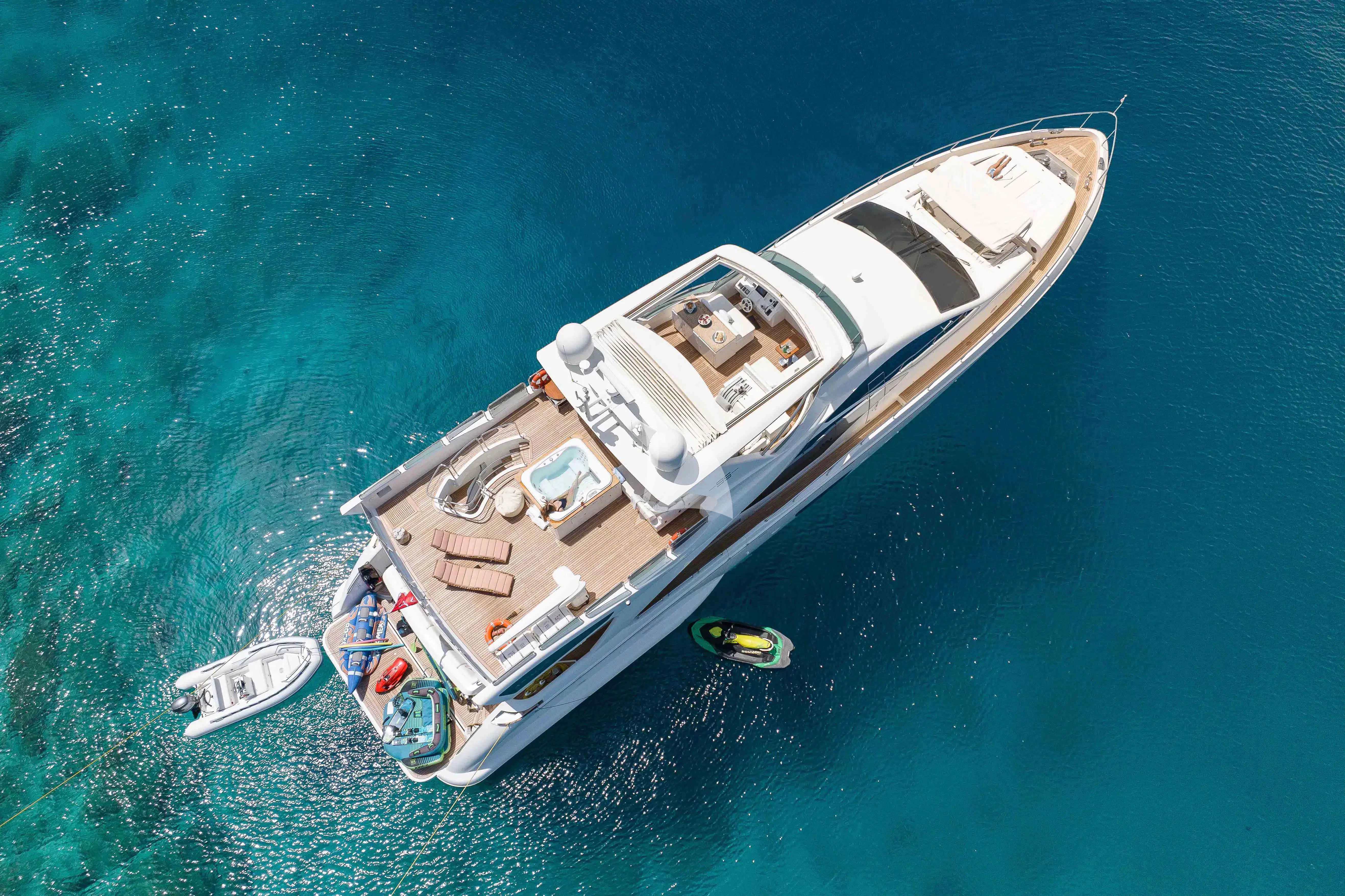 a boat in the water aboard KOUKLES Yacht for Sale