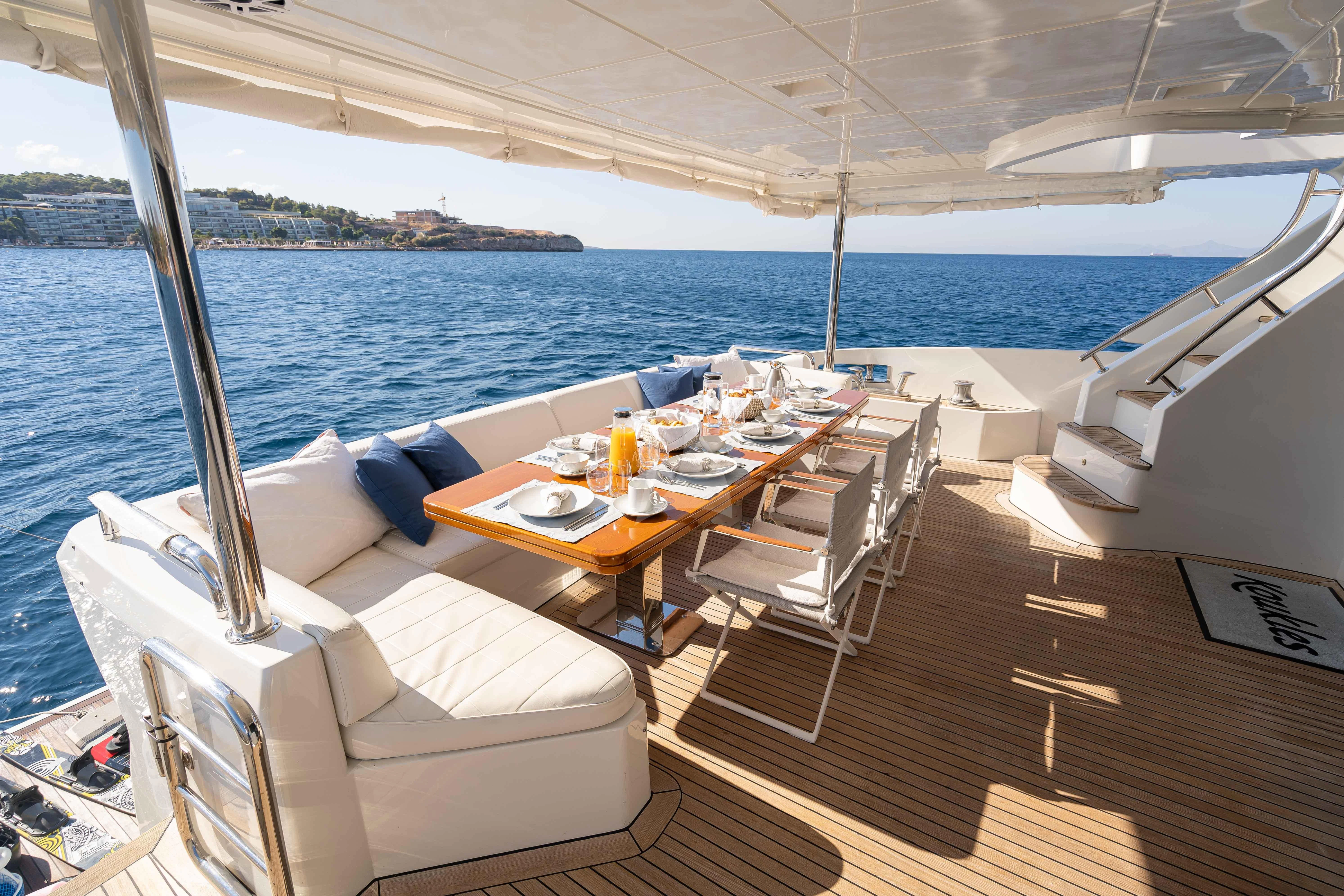 a boat on the water aboard KOUKLES Yacht for Sale