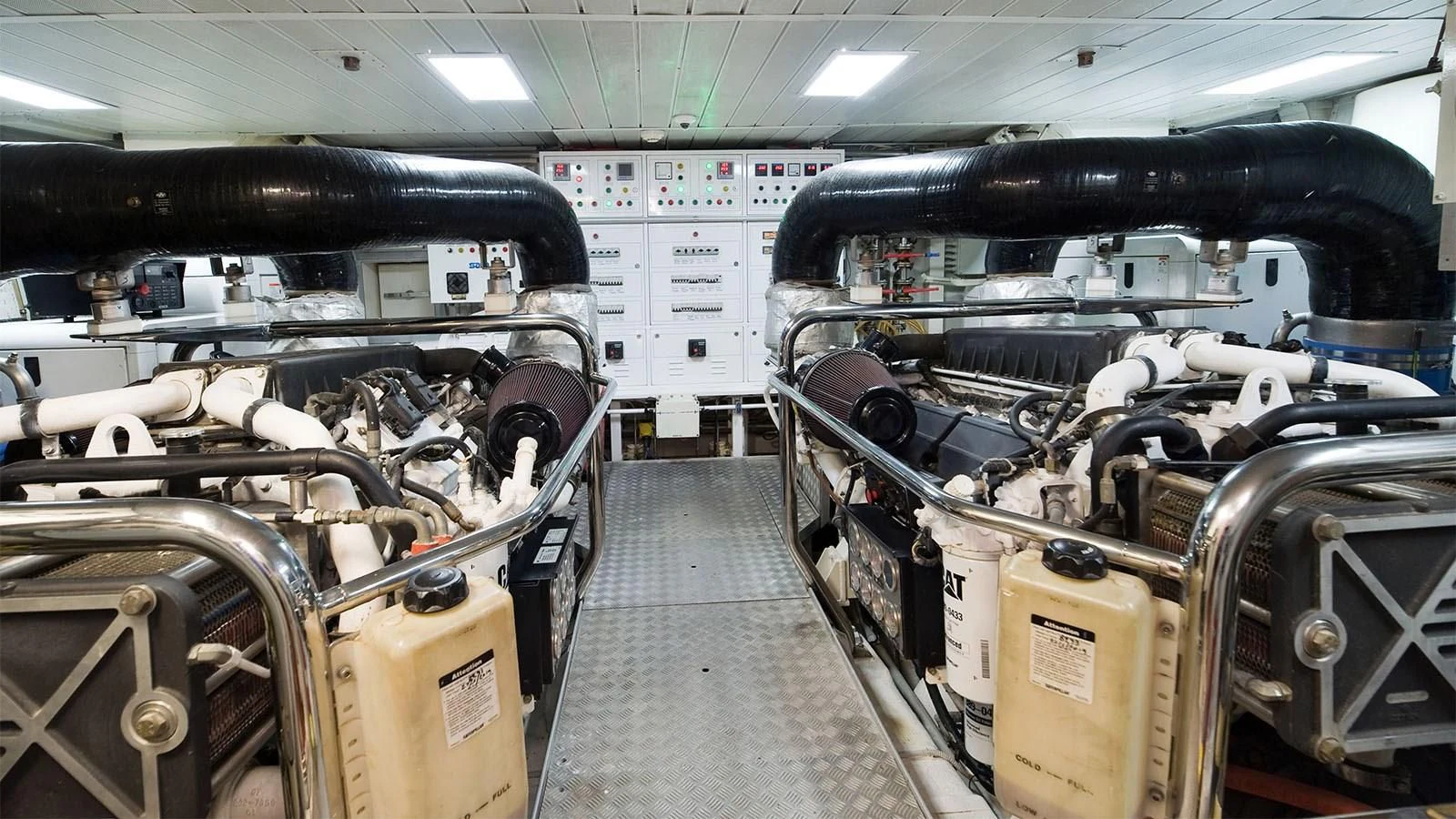 a room full of machines aboard KOUKLES Yacht for Sale