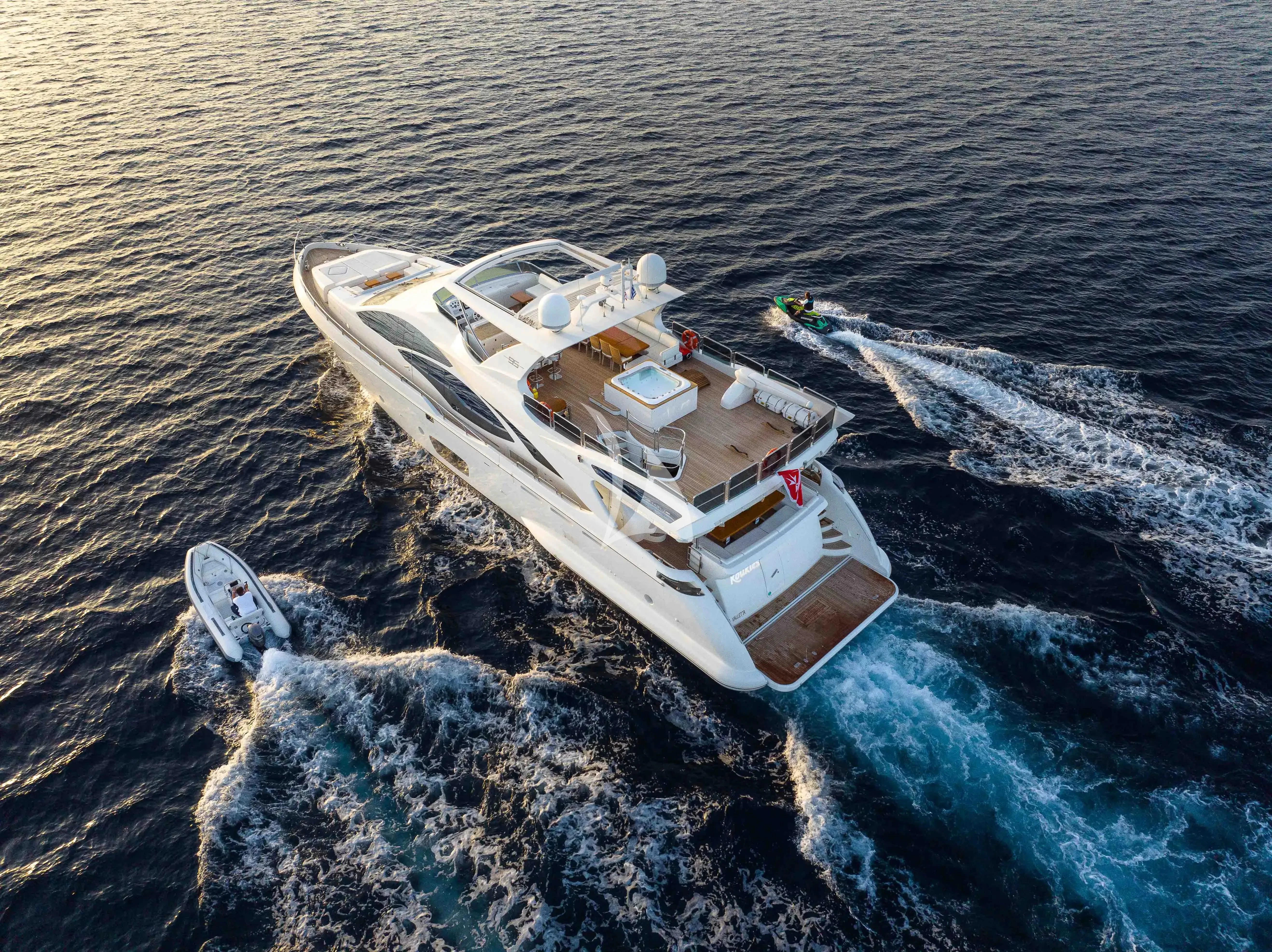 a boat on the water aboard KOUKLES Yacht for Sale
