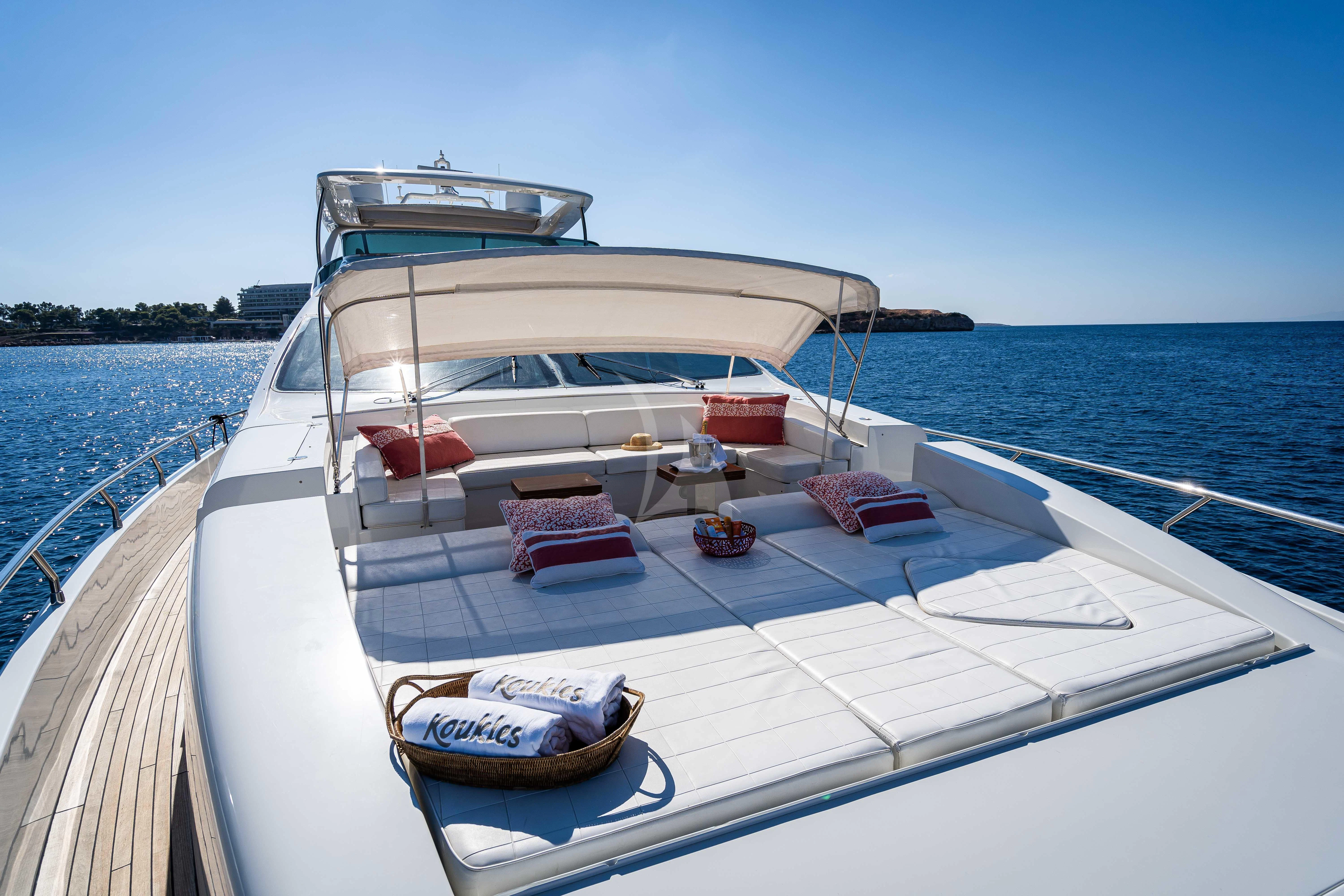a boat on the water aboard KOUKLES Yacht for Sale
