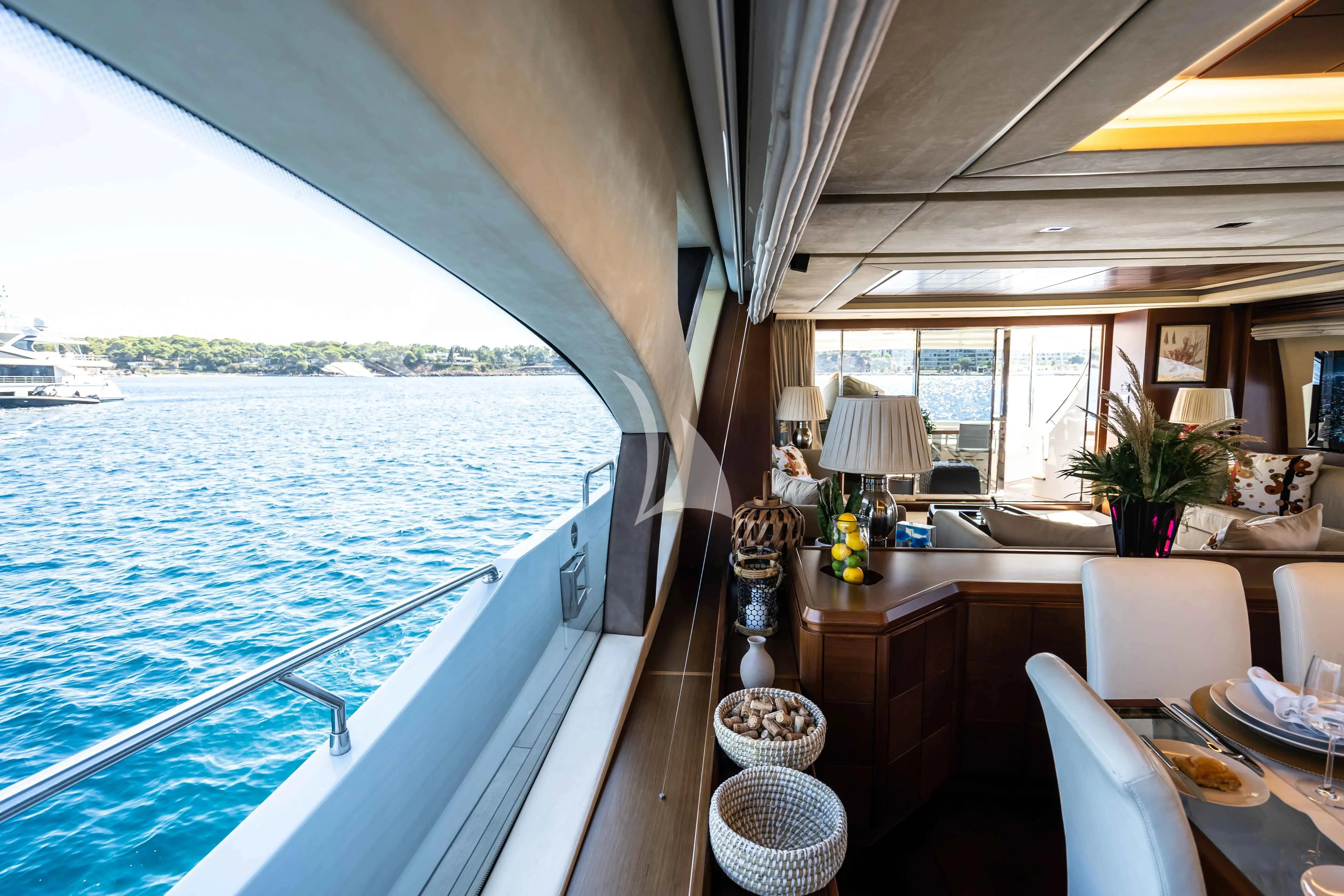 a boat in the water aboard KOUKLES Yacht for Sale