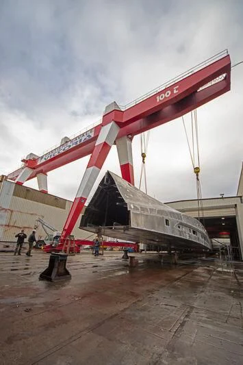 a large airplane on the tarmac aboard VITTORIA VELOCE 32 RPH #01 Yacht for Sale