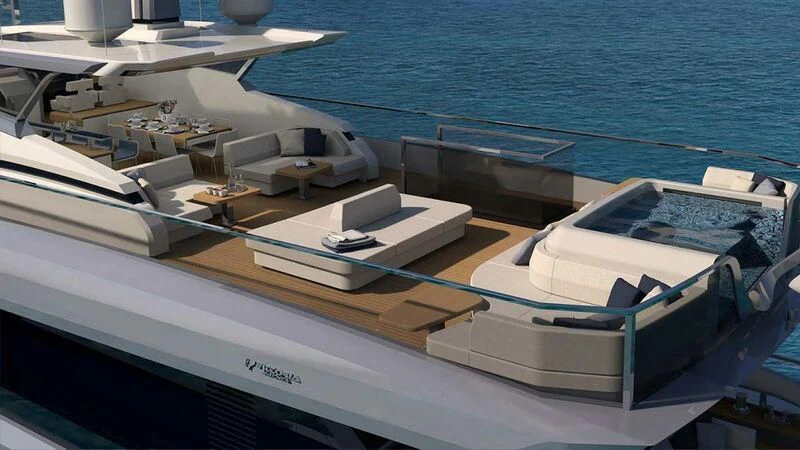 a boat on the water aboard VITTORIA VELOCE 32 RPH #01 Yacht for Sale