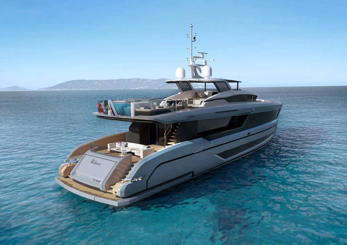 a boat in the water aboard VITTORIA VELOCE 32 RPH #01 Yacht for Sale