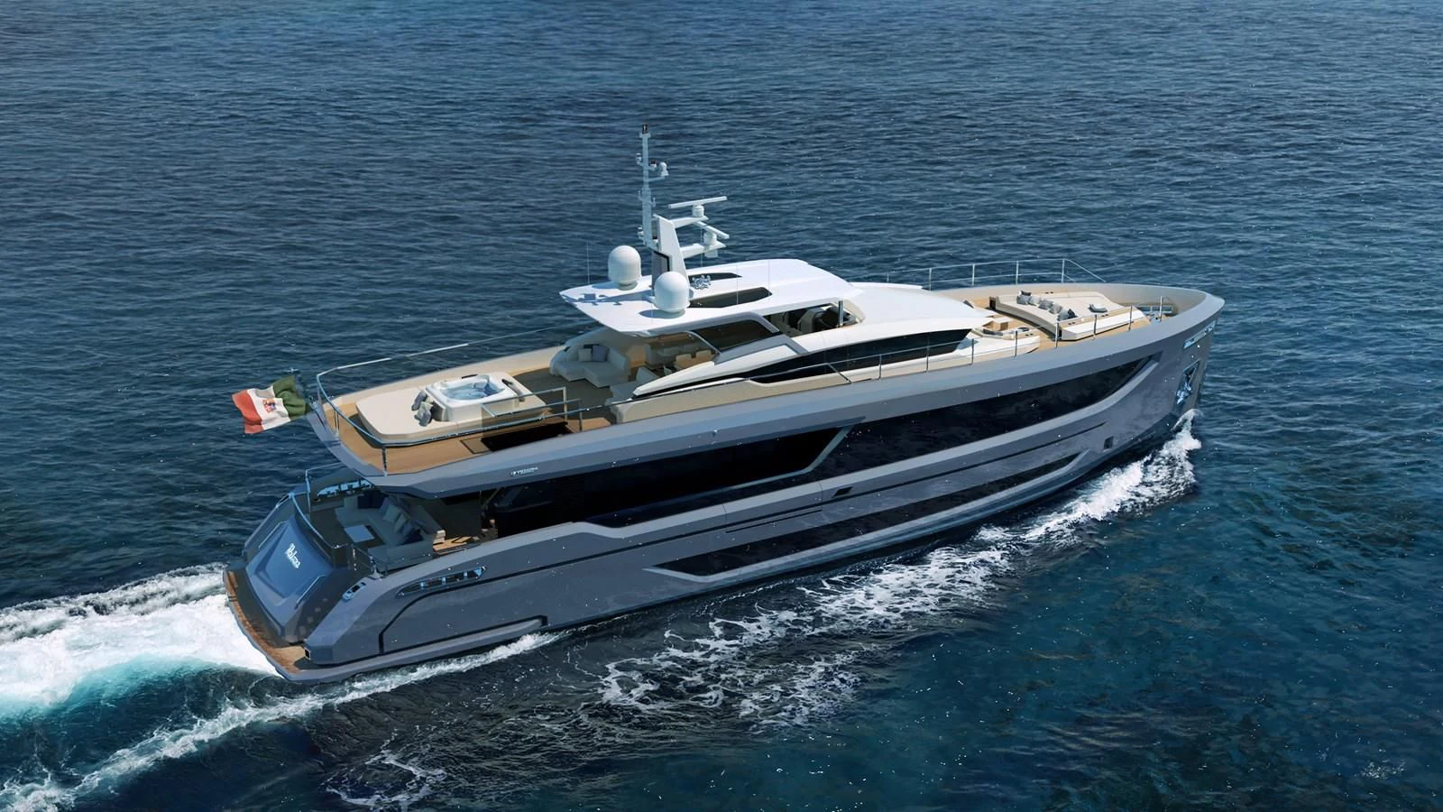 a boat on the water aboard VITTORIA VELOCE 32 RPH #01 Yacht for Sale