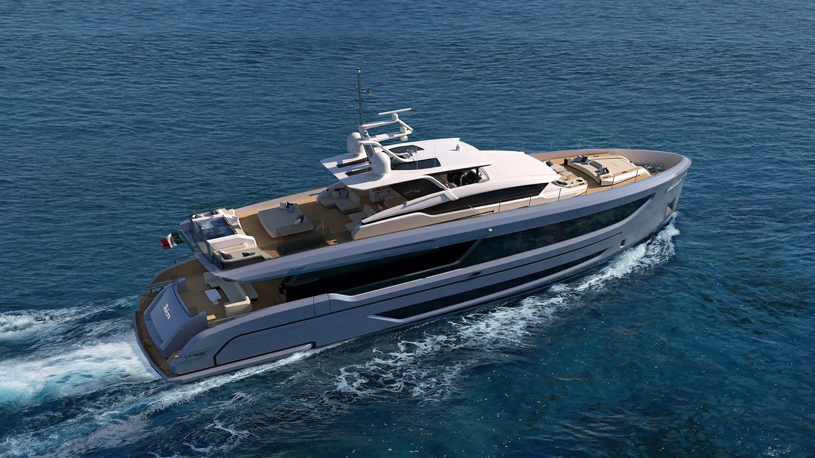 a boat on the water aboard VITTORIA VELOCE 32 RPH #01 Yacht for Sale