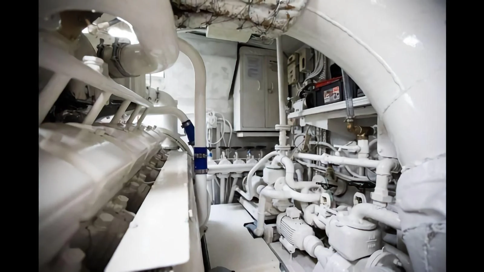 a close-up of a machine aboard RA Yacht for Sale