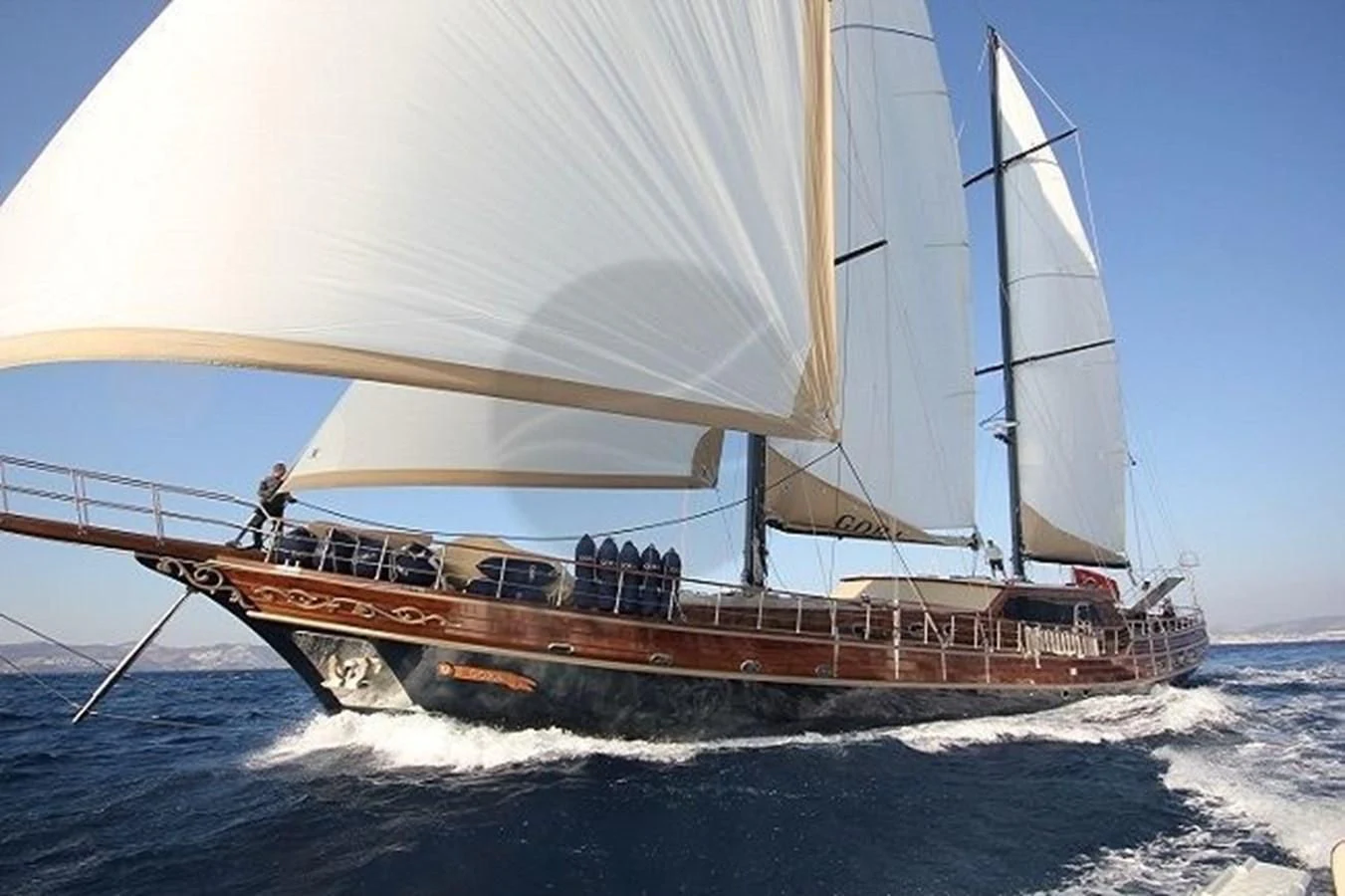 a sailboat on the water aboard PERFORMANCE FEE Yacht for Sale