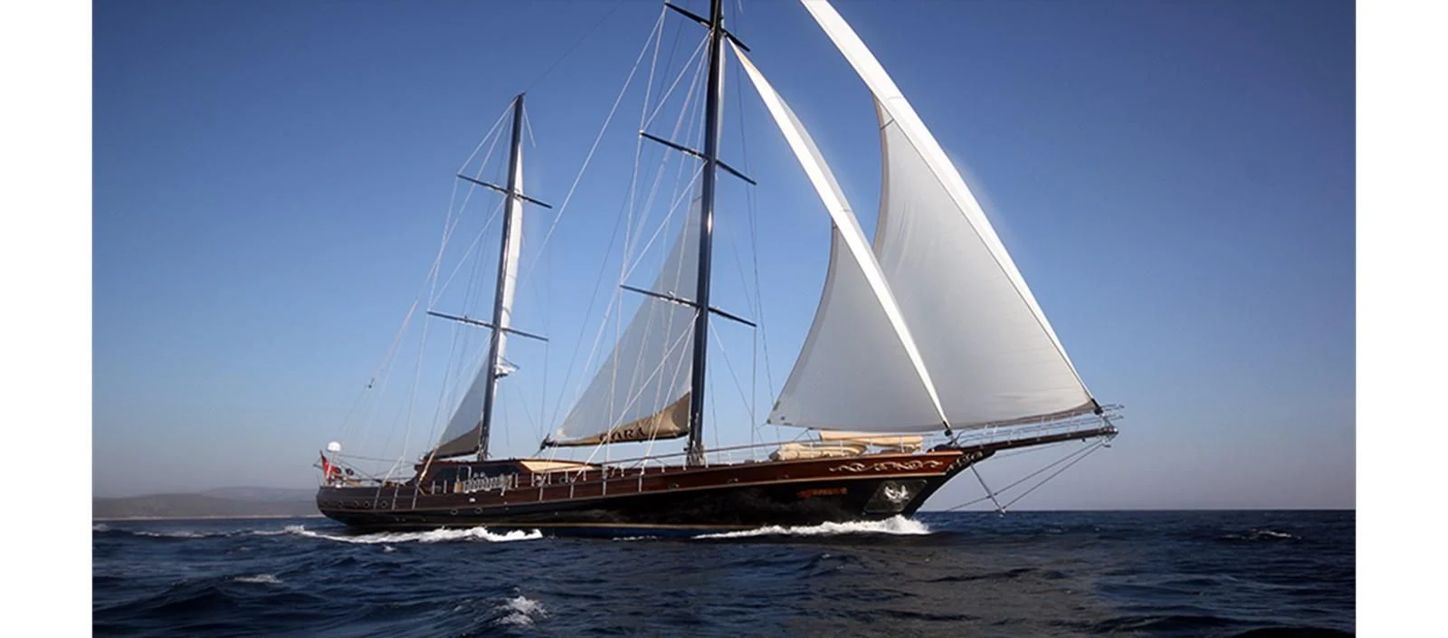 a large sailboat on the water aboard PERFORMANCE FEE Yacht for Sale