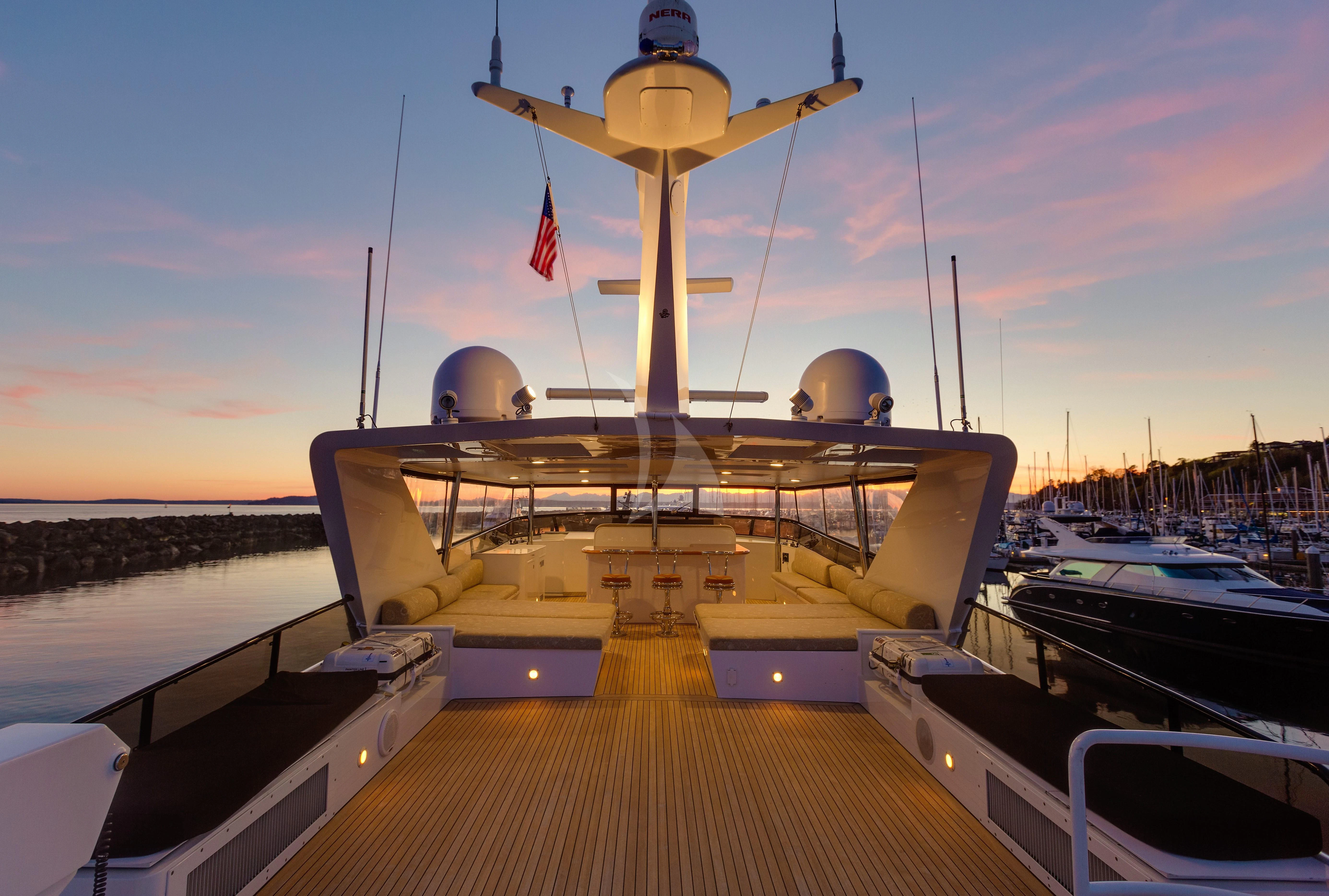 a boat on the water aboard BLACKWOOD Yacht for Sale
