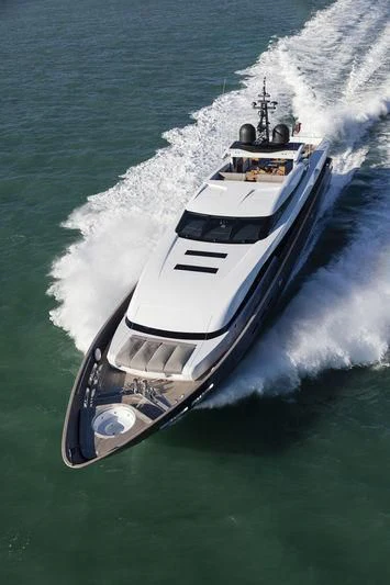 a ship sailing on the sea aboard PACHAMAMA Yacht for Sale