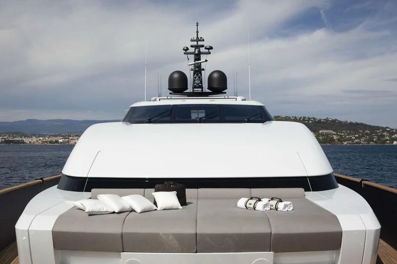 a boat on the water aboard PACHAMAMA Yacht for Sale