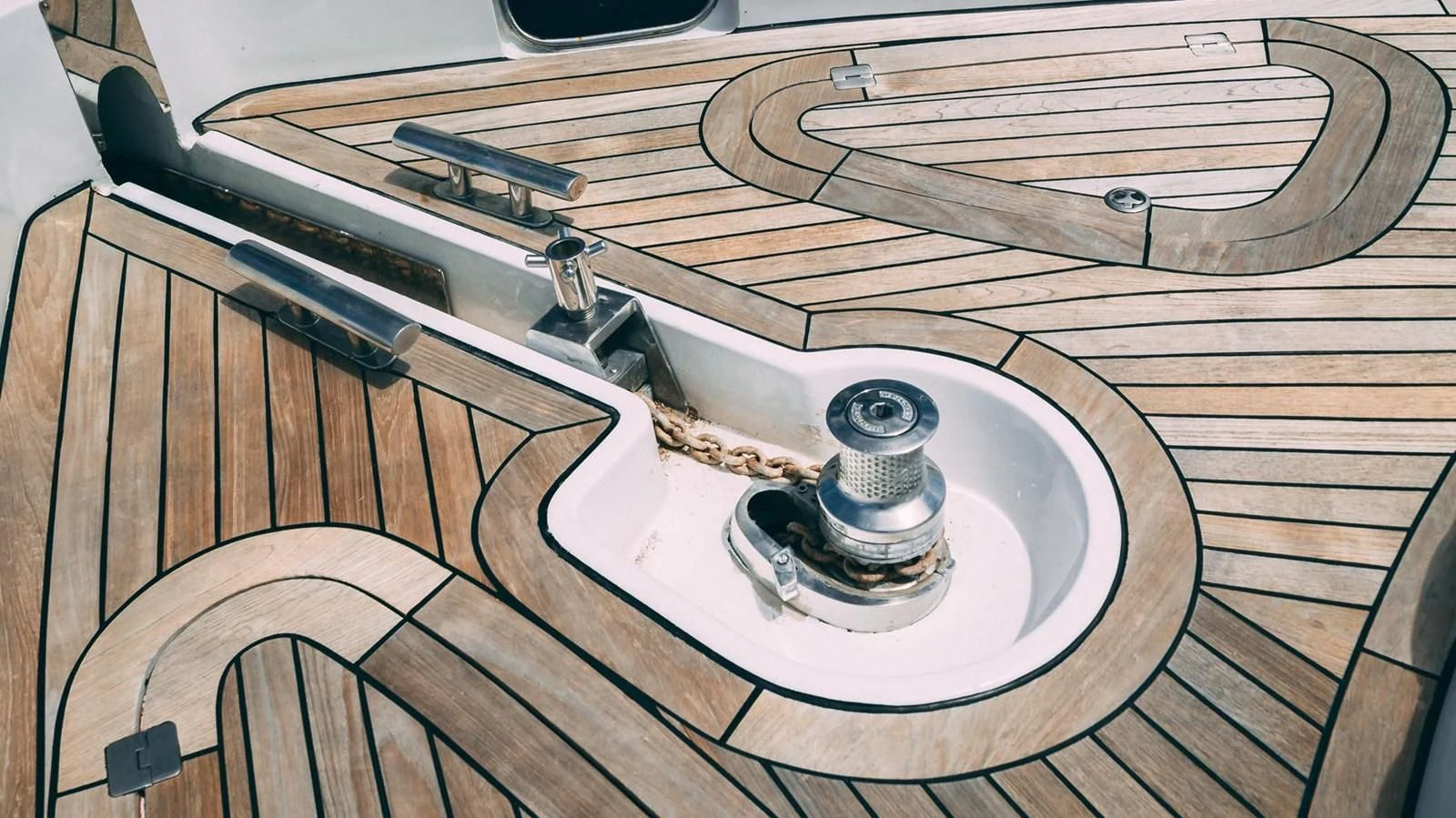 a machine on the counter aboard HAN SOLO Yacht for Sale