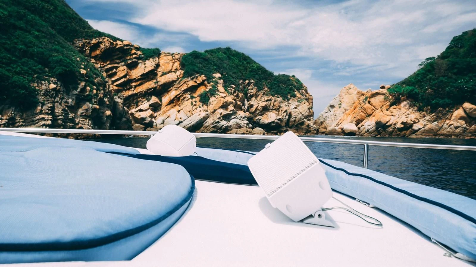 a boat on the water aboard HAN SOLO Yacht for Sale