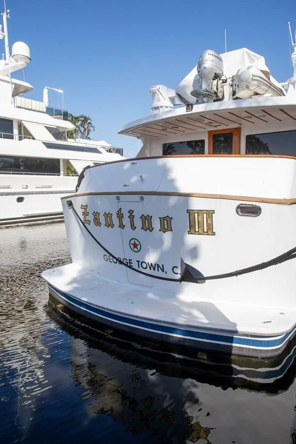 a boat in the water aboard ZANTINO III Yacht for Sale