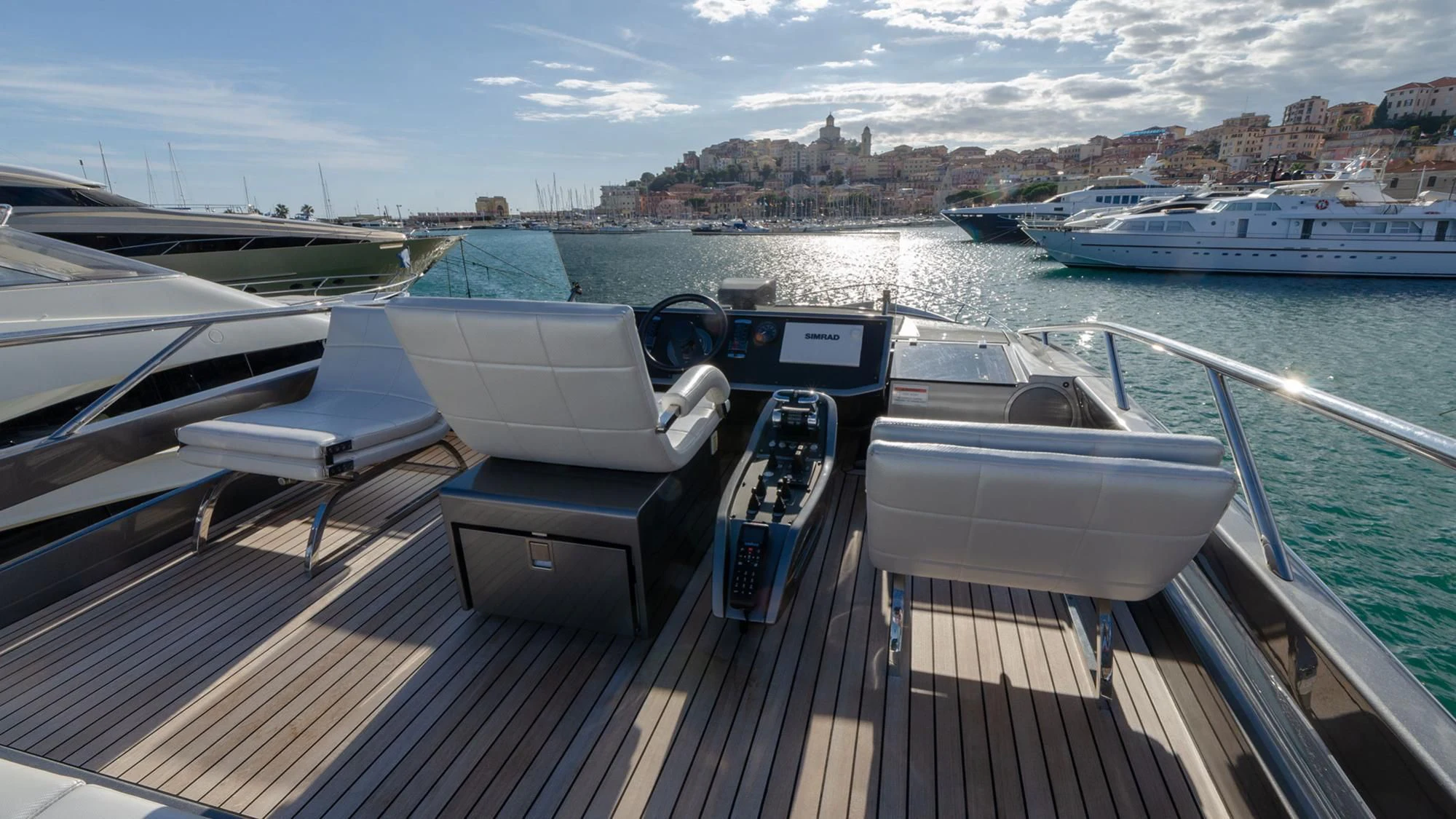 a boat on the water aboard BAGHEERA Yacht for Sale