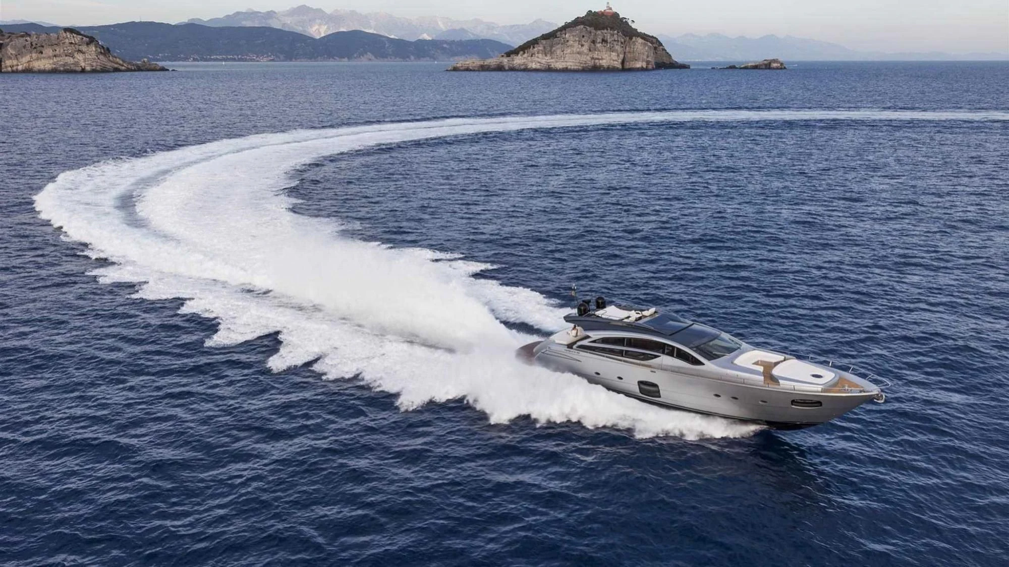 a boat on the water aboard BAGHEERA Yacht for Sale
