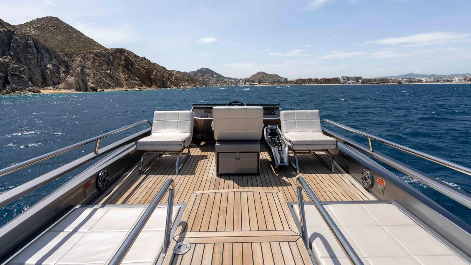 a deck on a boat aboard UPTOWN GIRL Yacht for Sale