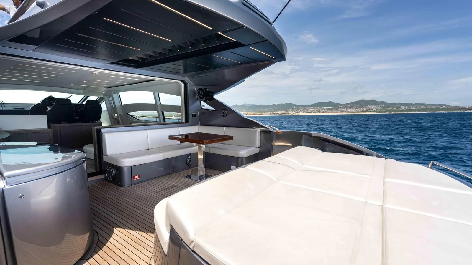 a boat on the water aboard UPTOWN GIRL Yacht for Sale