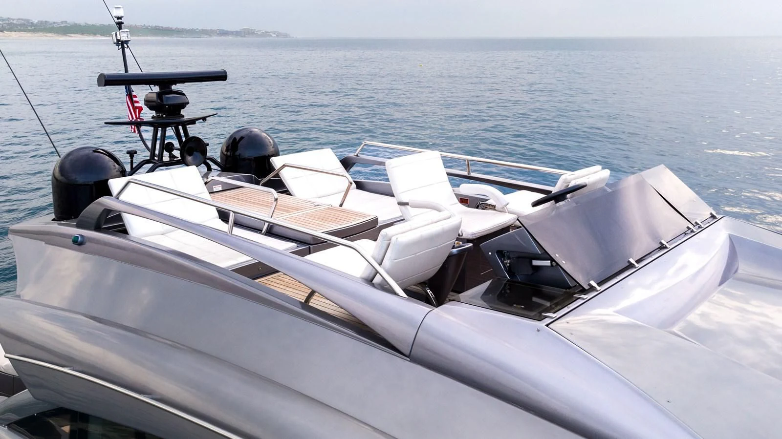 a boat on the water aboard UPTOWN GIRL Yacht for Sale
