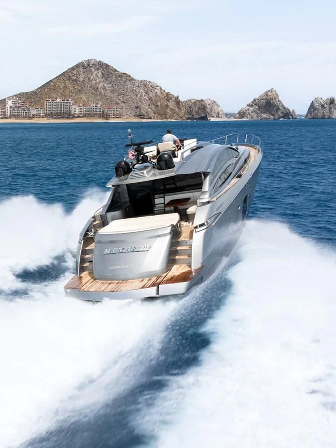 a boat on the water aboard UPTOWN GIRL Yacht for Sale