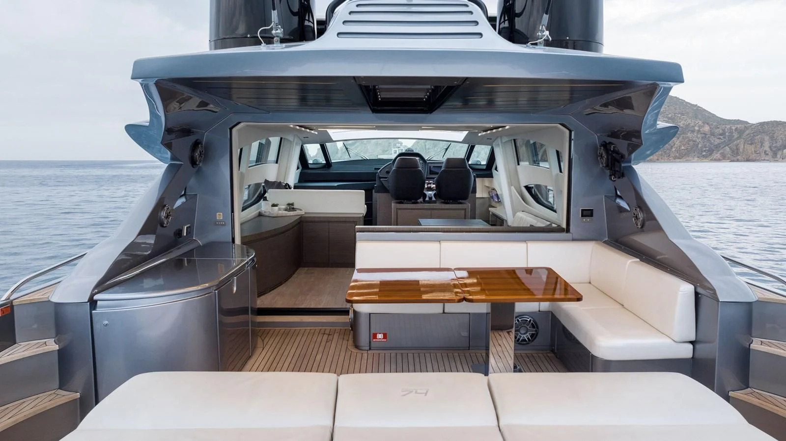 a boat on the water aboard UPTOWN GIRL Yacht for Sale