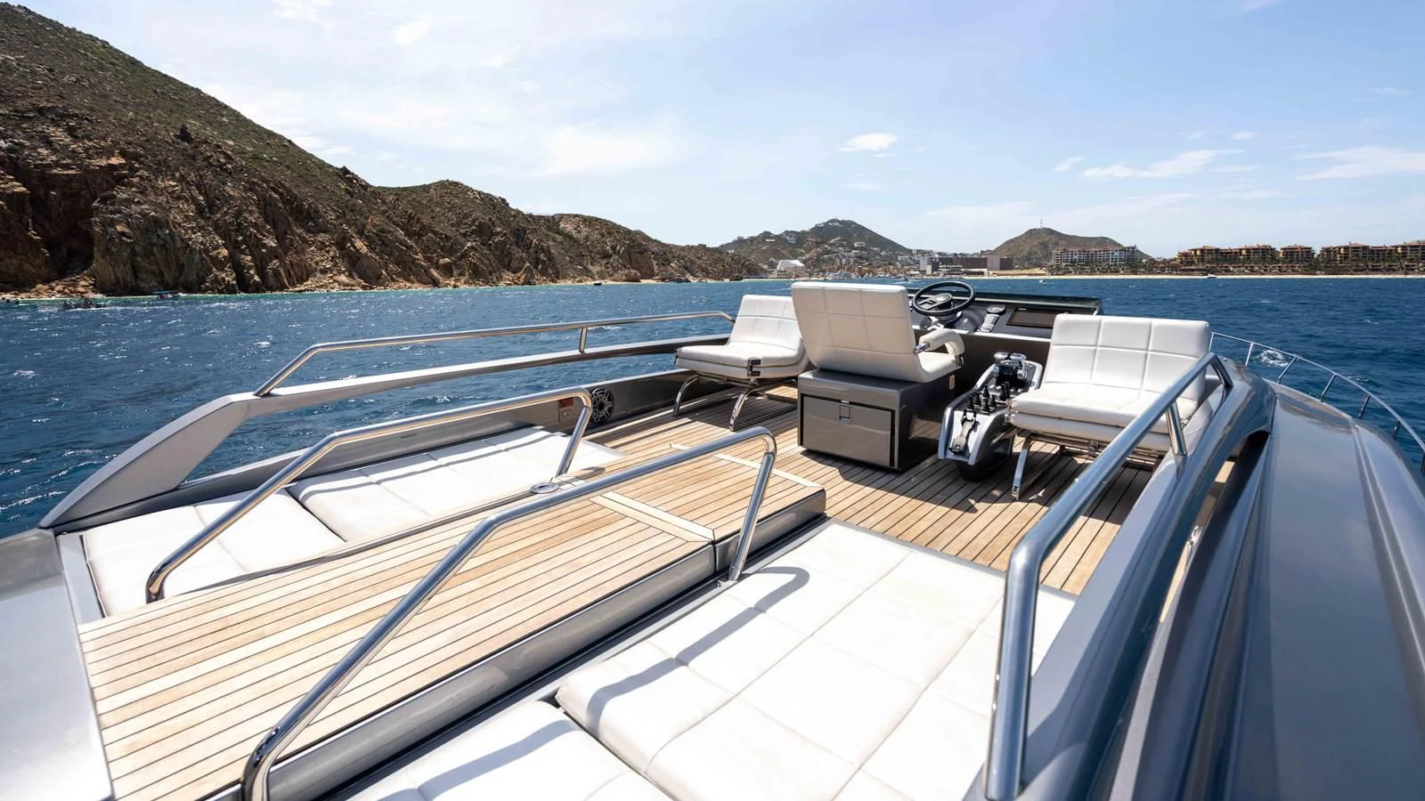 a boat on the water aboard UPTOWN GIRL Yacht for Sale