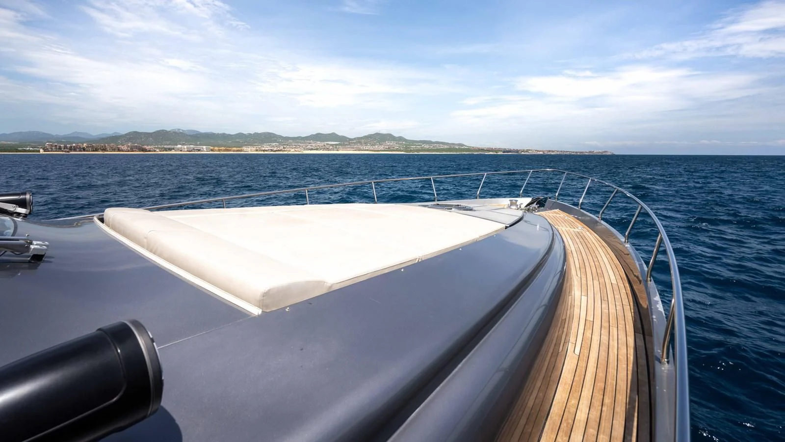 a boat on the water aboard UPTOWN GIRL Yacht for Sale