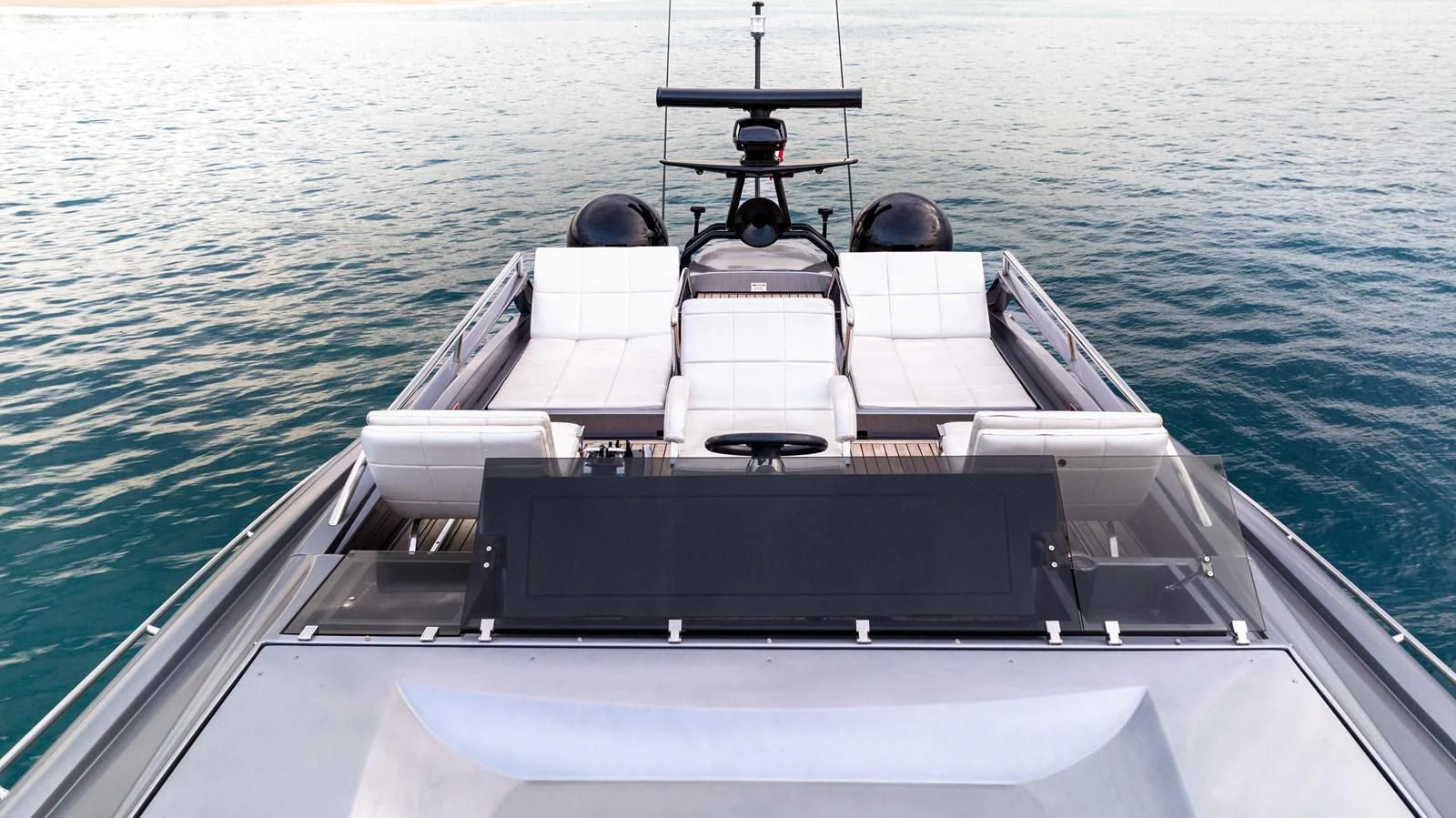 a boat on the water aboard UPTOWN GIRL Yacht for Sale