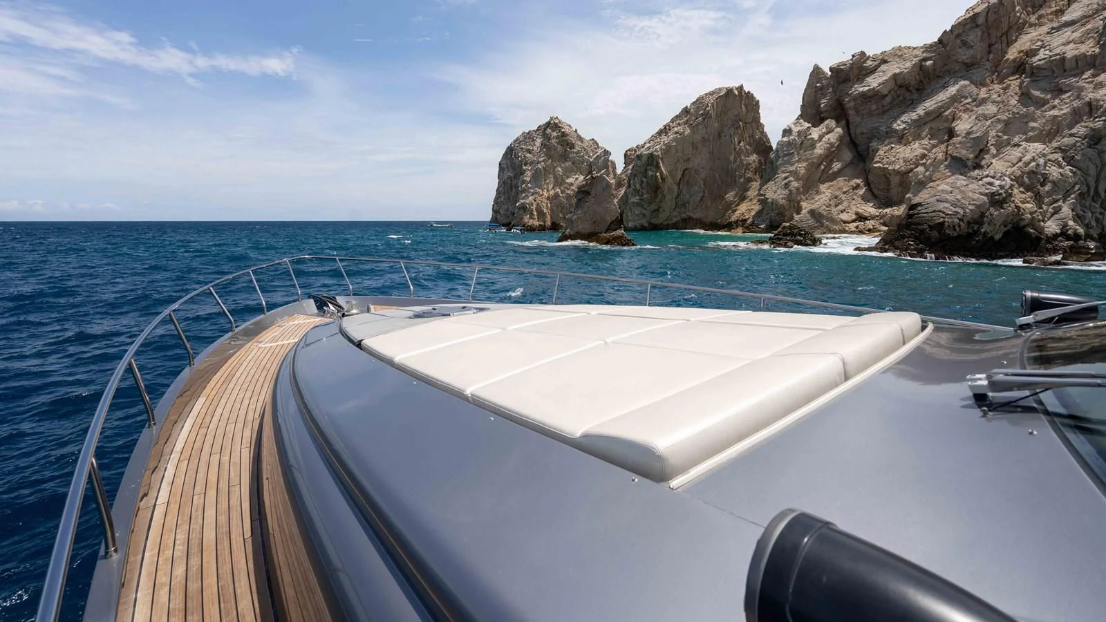a boat on the water aboard UPTOWN GIRL Yacht for Sale