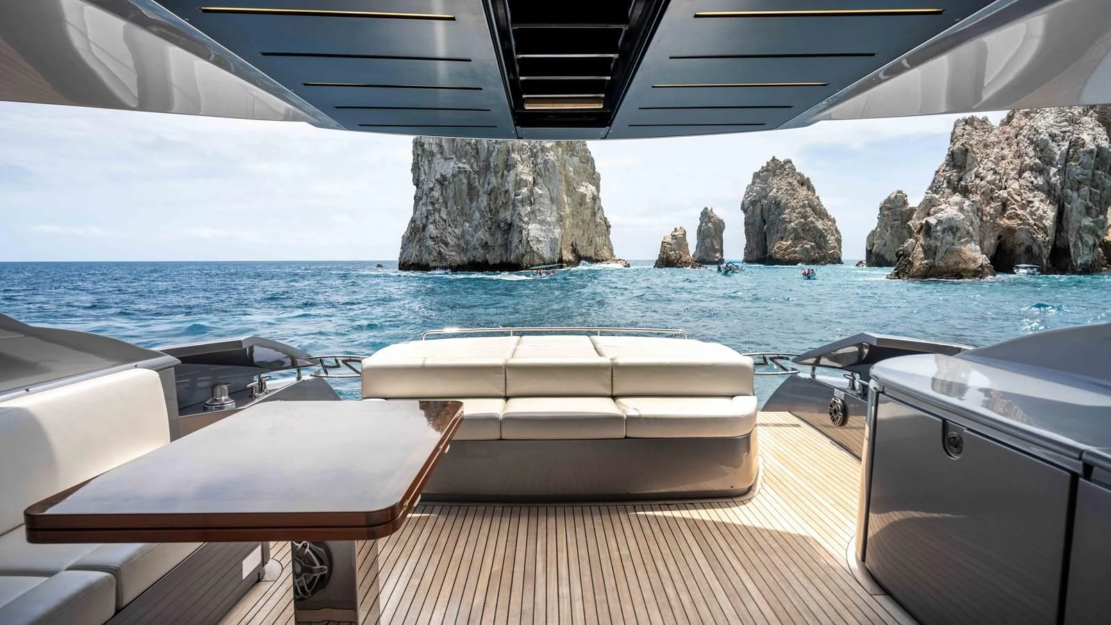 a boat on the water aboard UPTOWN GIRL Yacht for Sale