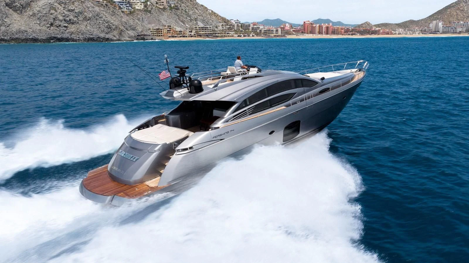 a boat on the water aboard UPTOWN GIRL Yacht for Sale