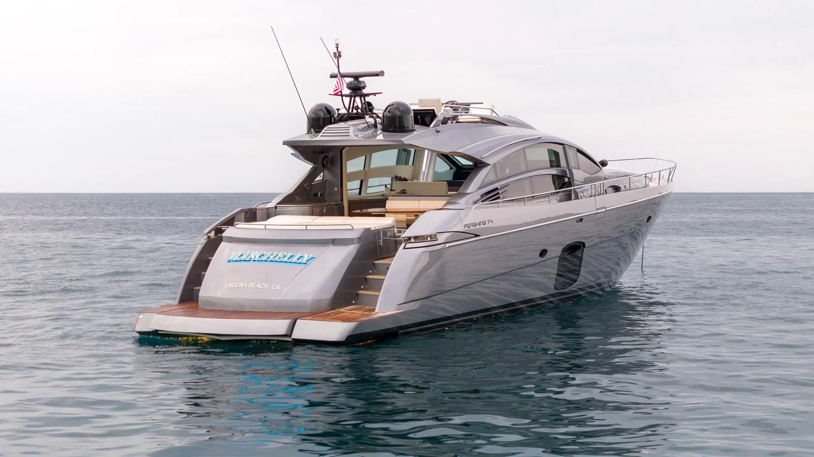 a boat in the water aboard UPTOWN GIRL Yacht for Sale