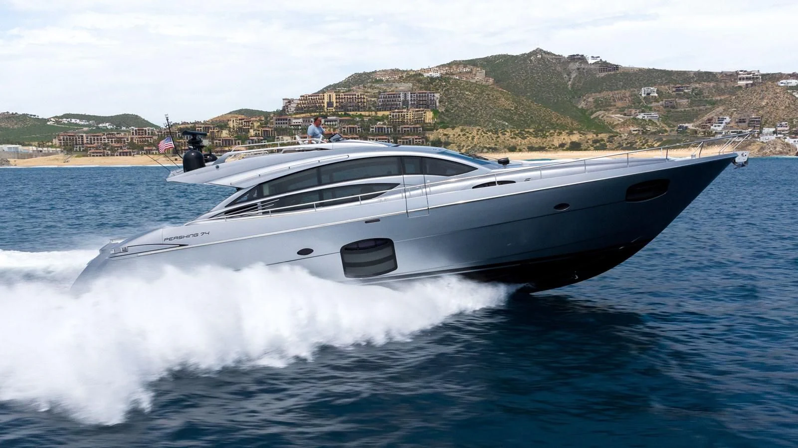 a boat on the water aboard UPTOWN GIRL Yacht for Sale
