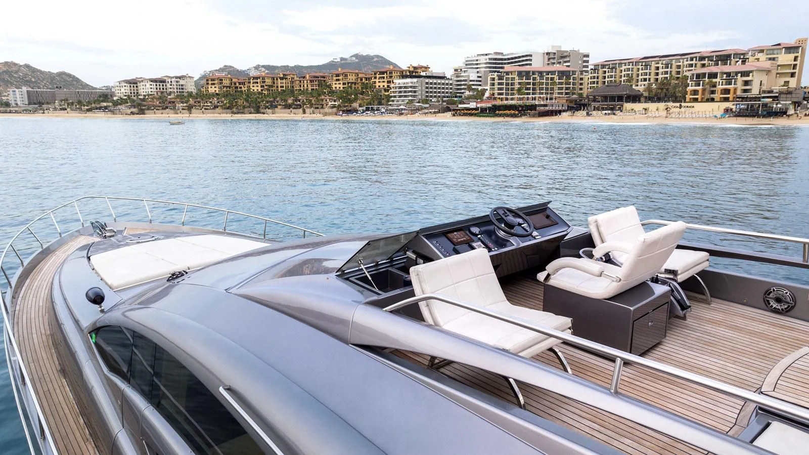 a boat on the water aboard UPTOWN GIRL Yacht for Sale