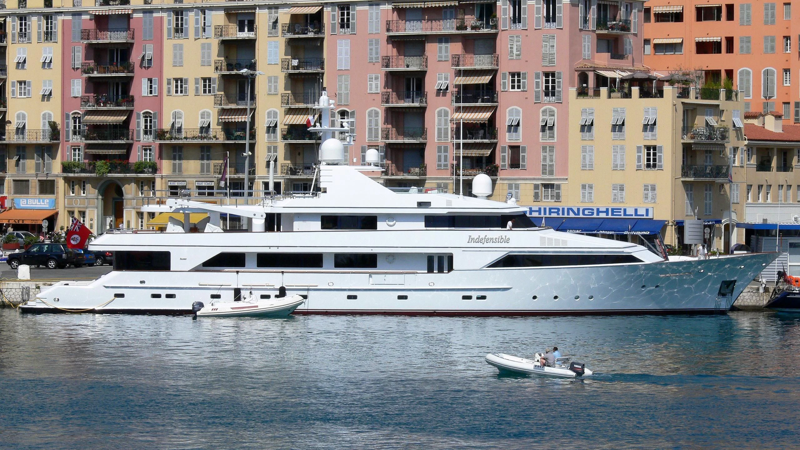 a boat on the water aboard MYSORAH Yacht for Sale