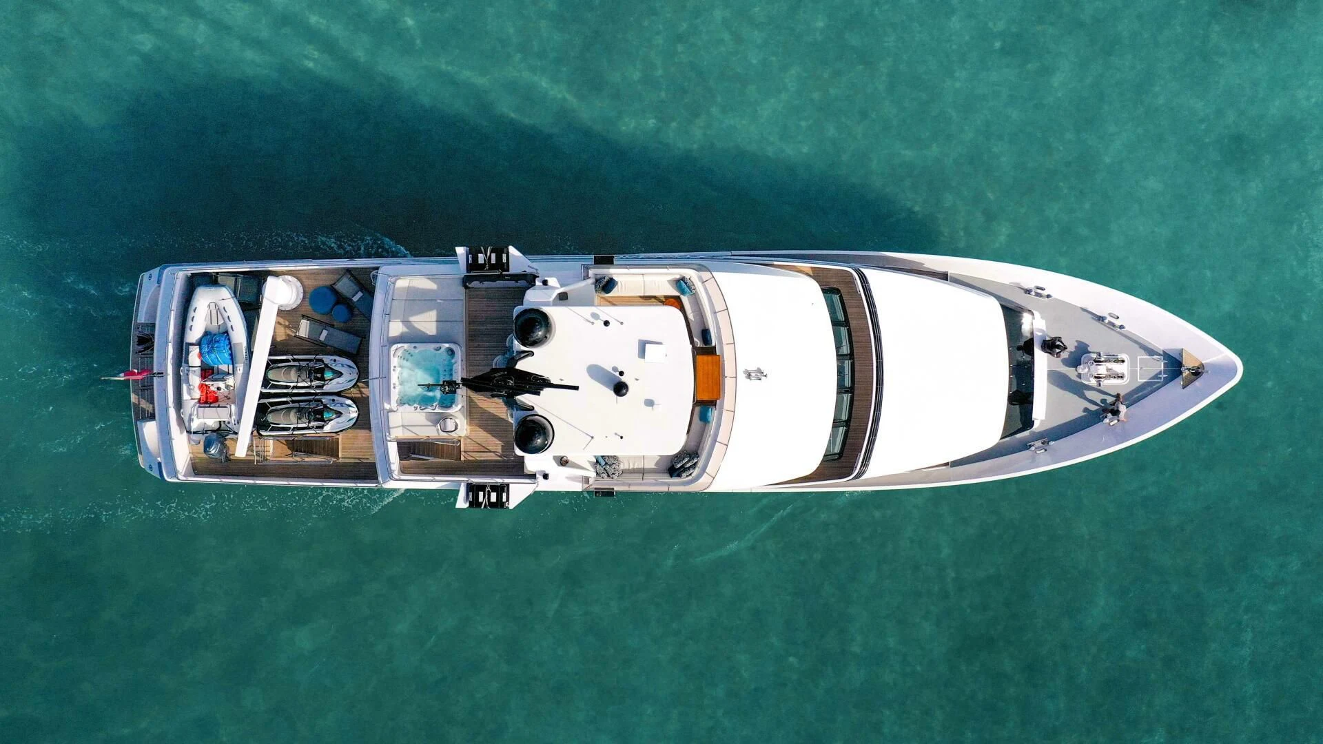 a white and black object with a white label on it aboard SEA AXIS Yacht for Charter