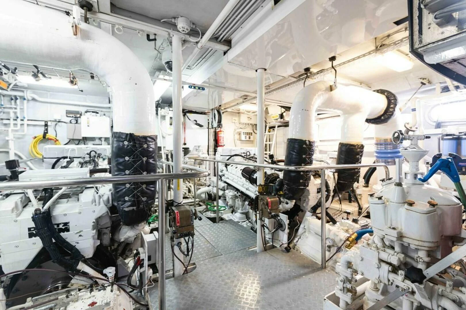 a room with machinery aboard SEA AXIS Yacht for Charter