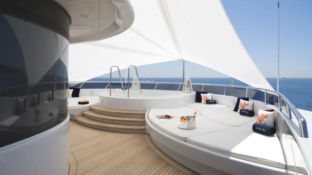 a boat on the water aboard SARAH Yacht for Sale