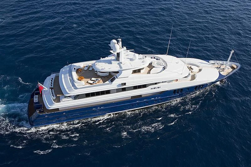 a boat in the water aboard SARAH Yacht for Sale